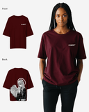 G West Womens Oversized Angel Girl Tee