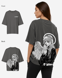G West Womens Oversized Angel Girl Tee
