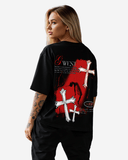 G West Womens Oversized Ascending Soul Life Style Tee Style