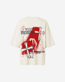 G West Womens Oversized Ascending Soul Life Style Tee Style
