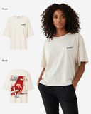 G West Womens Oversized Ascending Soul Life Style Tee Style