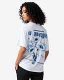 G West Womens Oversized Blue Garden Tee