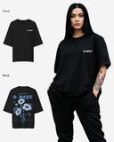 G West Womens Oversized Blue Garden Tee