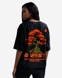 G West Womens Oversized Bonsai Tee