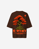 G West Womens Oversized Bonsai Tee