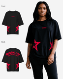 G West Womens Oversized Brooklyn Arch Logo Tee