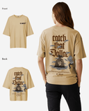 G West Womens Oversized Catch That Dollar Life Style Tee