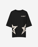 G West Womens Oversized Chicago Arch Logo Tee