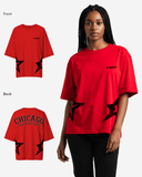 G West Womens Oversized Chicago Arch Logo Tee