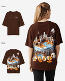 G West Womens OVERSIZED CHICAGO CAKE TEE