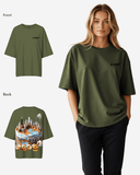 G West Womens OVERSIZED CHICAGO CAKE TEE
