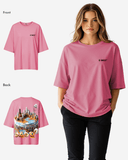 G West Womens OVERSIZED CHICAGO CAKE TEE