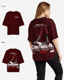 G West Womens Oversized Confusion Tee