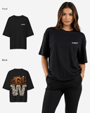 G West Womens OVERSIZED DETROIT MOTORCITY T-SHIRT