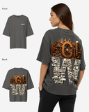 G West Womens OVERSIZED DETROIT MOTORCITY T-SHIRT