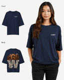 G West Womens OVERSIZED DETROIT MOTORCITY T-SHIRT