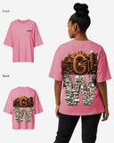 G West Womens OVERSIZED DETROIT MOTORCITY T-SHIRT