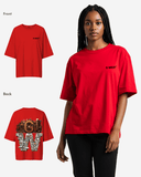 G West Womens OVERSIZED DETROIT MOTORCITY T-SHIRT