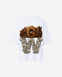 G West Womens OVERSIZED DETROIT MOTORCITY T-SHIRT