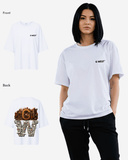 G West Womens OVERSIZED DETROIT MOTORCITY T-SHIRT