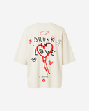 G West Womens Oversized Drunk In Love Tee