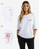 G West Womens Oversized Drunk In Love Tee
