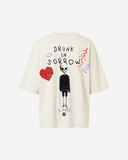 G West Womens Oversized Drunk In Sorrow Tee