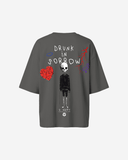 G West Womens Oversized Drunk In Sorrow Tee