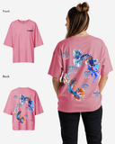 G West Womens Oversized Fish Lifestyle T Shirt