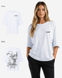 G West Womens Oversized Gratitude Reaper Tee