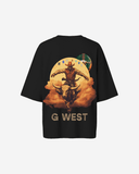 G West Womens Oversized Houston Rodeo T-Shirt