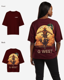 G West Womens Oversized Houston Rodeo T-Shirt