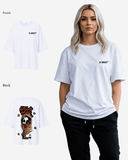 G West Womens Oversized Hustle T-Shirt