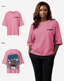 G West Womens Oversized Imagine Of Imagination Tee