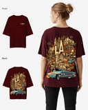 G West Womens Oversized La Culture Tee
