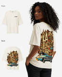 G West Womens Oversized La Culture Tee