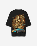 G West Womens Oversized La Culture Tee
