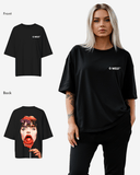 G West Womens Oversized Lollipop Mushroom Oversized Tee