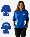 G West Womens Oversized New York Arch Logo Tee