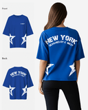 G West Womens Oversized New York Arch Logo Tee