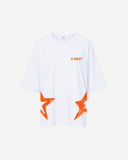 G West Womens Oversized New York Arch Logo With Star Tee