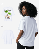 G West Womens Oversized Pure Vocal T Shirt
