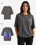 G West Womens Oversized Purple Reaper Tee