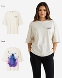 G West Womens Oversized Purple Reaper Tee