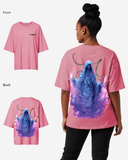 G West Womens Oversized Purple Reaper Tee