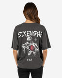 G West Womens Oversized Ripping Skeleton Tee