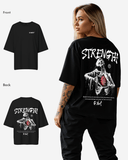 G West Womens Oversized Ripping Skeleton Tee