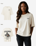 G West Womens Oversized Ripping Skeleton Tee