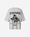 G West Womens Oversized Ripping Skeleton Tee