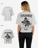 G West Womens Oversized Ripping Skeleton Tee